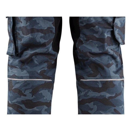 SPODNIE DO PASA CXS STRETCH MĘSKIE - MORO NIEBIESKI