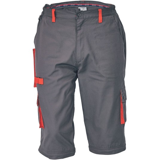 SPODNIE DO PASA DESMAN 2IN1 - SZARY-POMARAŃCZOWY