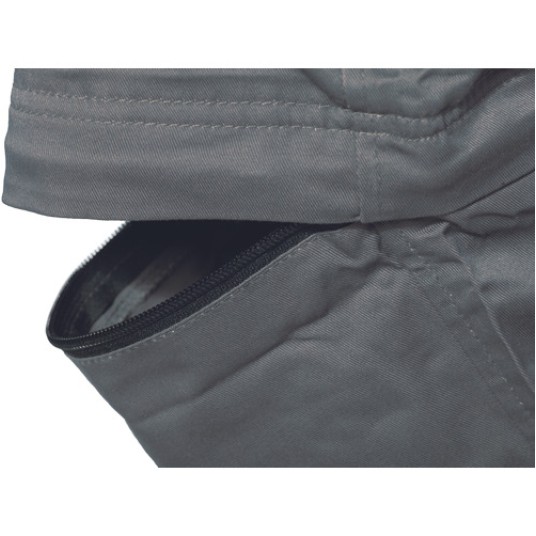 SPODNIE DO PASA DESMAN 2IN1 - SZARY-POMARAŃCZOWY