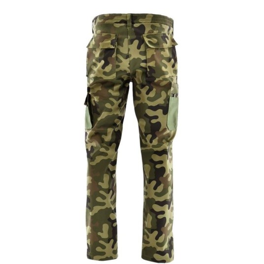 SPODNIE DO PASA KING ZIELONY CAMO