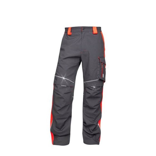 SPODNIE DO PASA NEON - SZARO-CZERWONY - 176-182CM