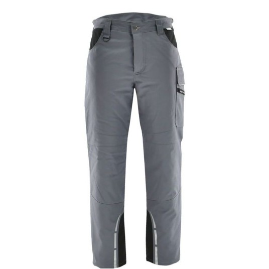 SPODNIE DO PASA OCIEPLANE STANDARD WINTER CIEMNOSZARY