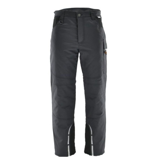 SPODNIE DO PASA OCIEPLANE STANDARD WINTER GRAFITOWY