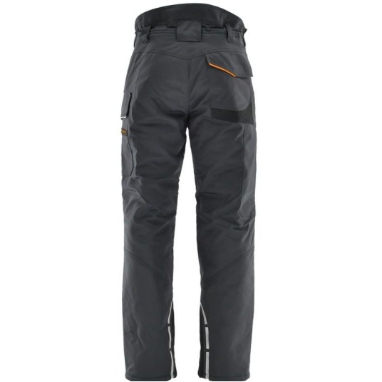 SPODNIE DO PASA OCIEPLANE STANDARD WINTER GRAFITOWY
