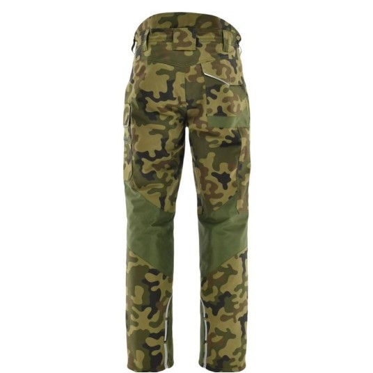 SPODNIE DO PASA OCIEPLANE STANDARD WINTER ZIELONY CAMO