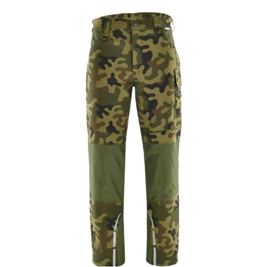 SPODNIE DO PASA OCIEPLANE STANDARD WINTER ZIELONY CAMO