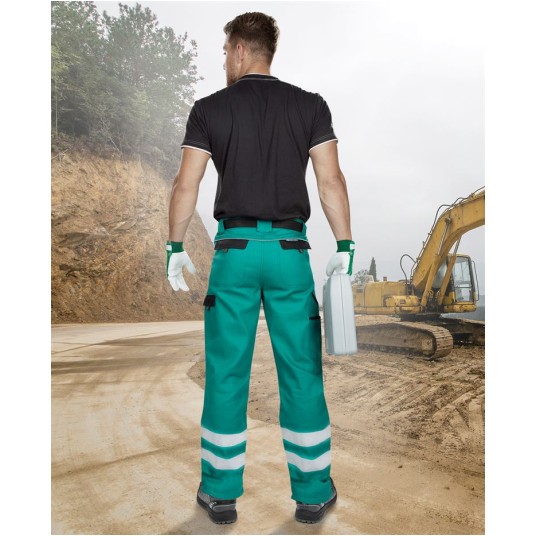 SPODNIE DO PASA ODBLASKOWE COOL TREND - ZIELONY