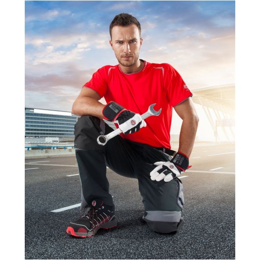 SPODNIE DO PASA R8ED+ - CZARNO-SZARY - 170-175CM