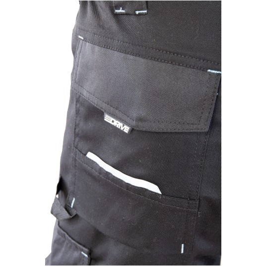 SPODNIE DO PASA SEVEN KINGS DRIVE - CZARNY