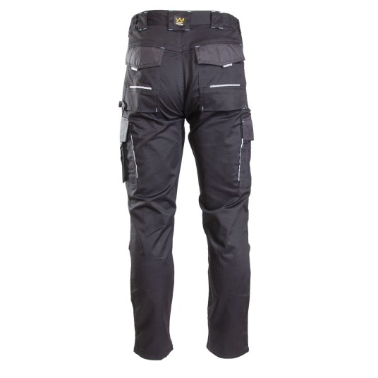 SPODNIE DO PASA SEVEN KINGS DRIVE - CZARNY