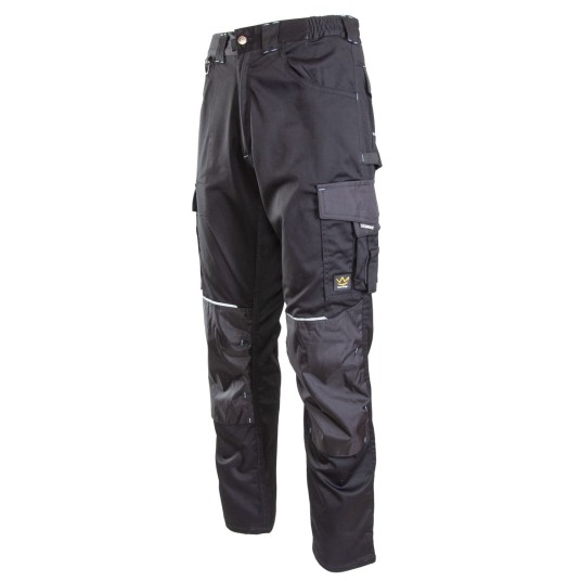 SPODNIE DO PASA SEVEN KINGS DRIVE - CZARNY