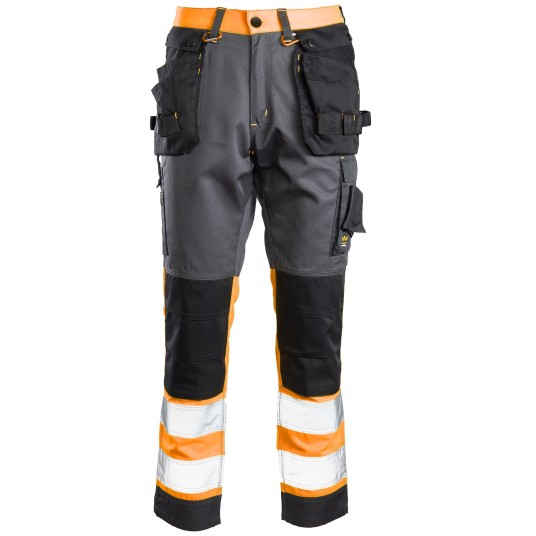 SPODNIE DO PASA SEVEN KINGS FLASH - STALOWO/POMARAŃCZOWY