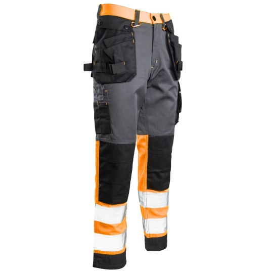 SPODNIE DO PASA SEVEN KINGS FLASH - STALOWO/POMARAŃCZOWY