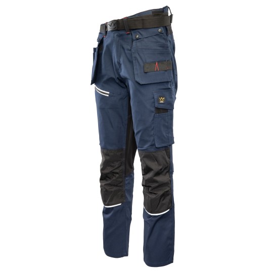 SPODNIE DO PASA SEVEN KINGS PRO + PASEK - GRANATOWY