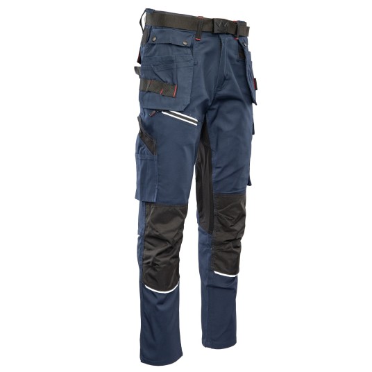 SPODNIE DO PASA SEVEN KINGS PRO + PASEK - GRANATOWY