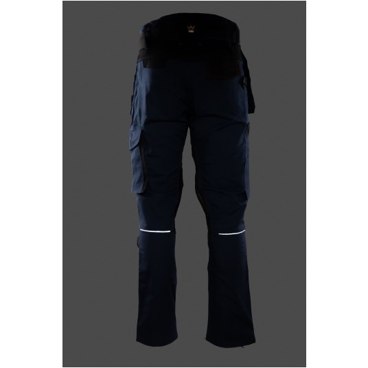 SPODNIE DO PASA SEVEN KINGS PRO + PASEK - GRANATOWY