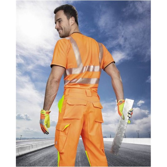 SPODNIE DO PASA SIGNAL - POMARAŃCZOWY - 176-182CM