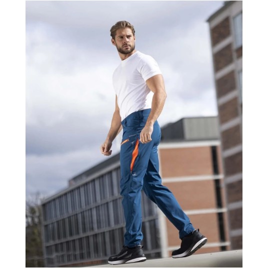 SPODNIE DO PASA SOFTSHELL ARDON®CREATRON® MĘSKIE - NIEBIESKI