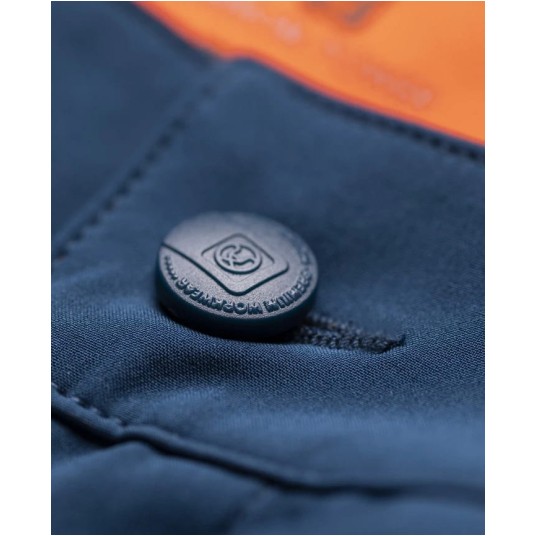 SPODNIE DO PASA SOFTSHELL ARDON®CREATRON® MĘSKIE - NIEBIESKI