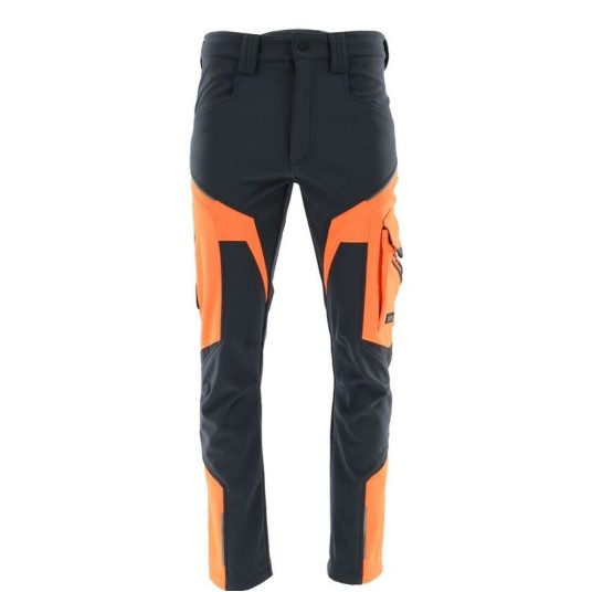 SPODNIE DO PASA SOFTSHELL COMFORT WINTER GRAFITOWY