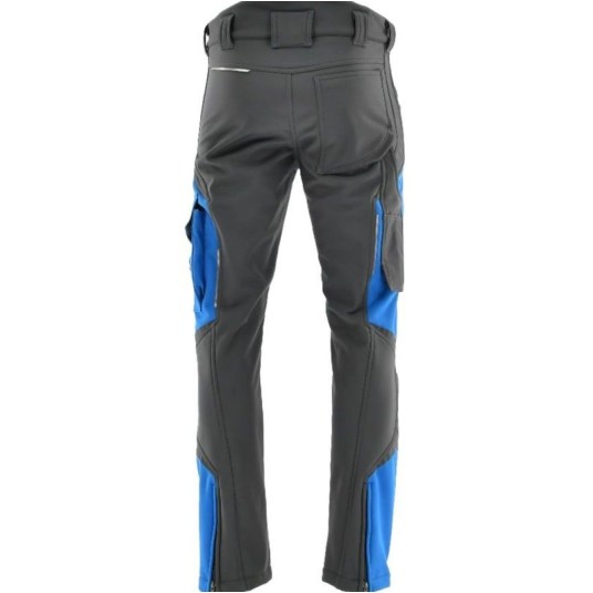SPODNIE DO PASA SOFTSHELL COMFORT WINTER NEW AZZURO
