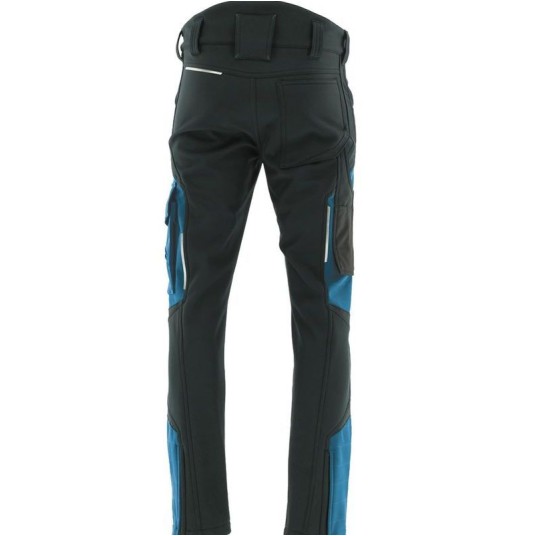 SPODNIE DO PASA SOFTSHELL COMFORT WINTER PETROL