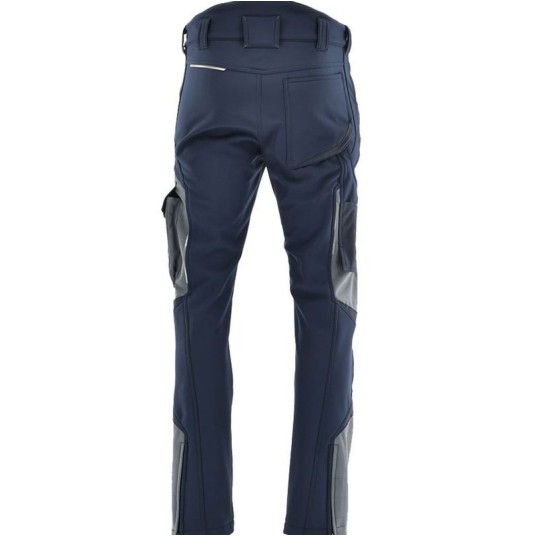 SPODNIE DO PASA SOFTSHELL COMFORT WINTER SZARY