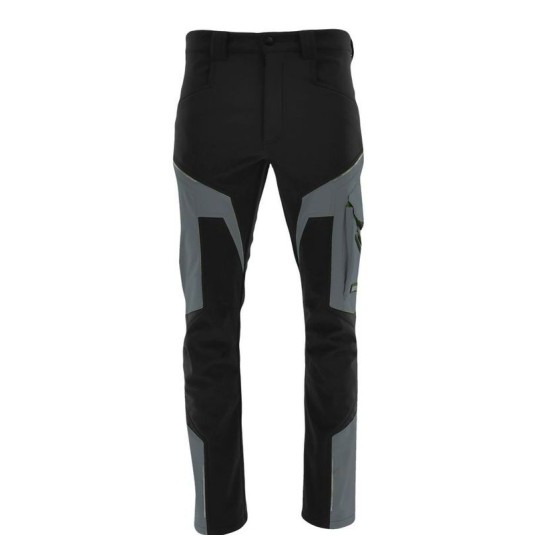 SPODNIE DO PASA SOFTSHELL COMFORT WINTER SZARY