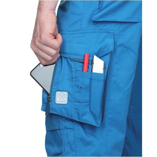 SPODNIE DO PASA SUMMER - NIEBIESKI - 183-190CM