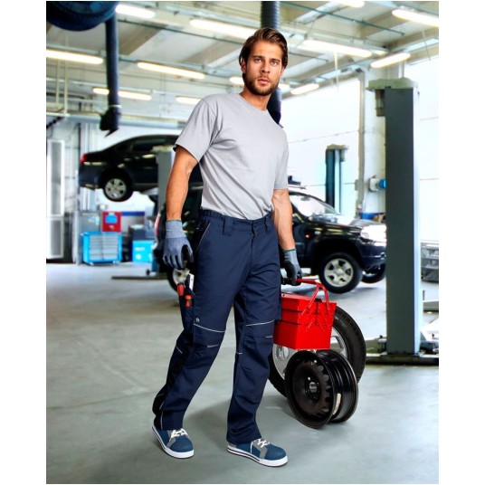 SPODNIE DO PASA URBAN+ - CIEMNONIEBIESKI - 183-190CM