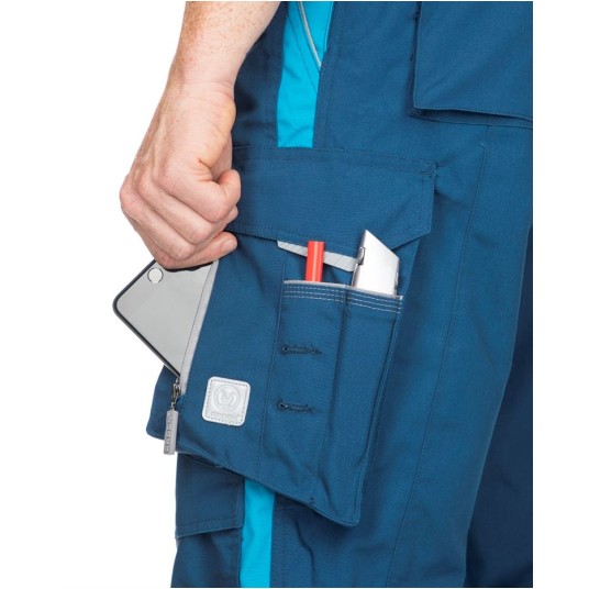 SPODNIE DO PASA URBAN - NIEBIESKI - 176-182CM