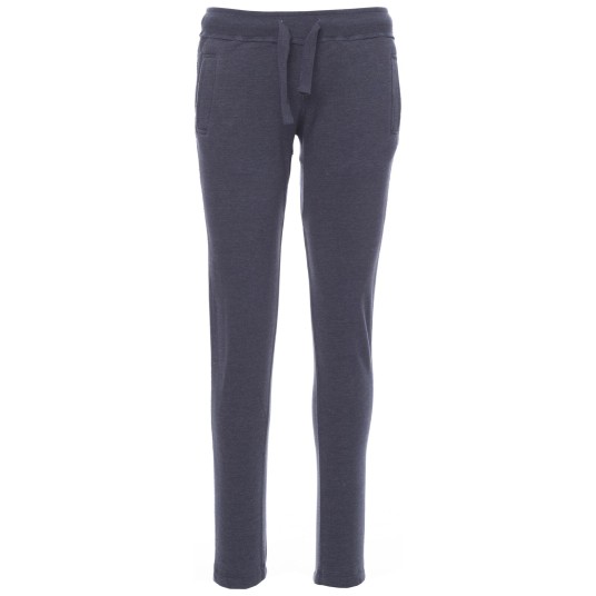 SPODNIE DRESOWE COLLEGE LADY - MELANŻ NIEBIESKI DENIM