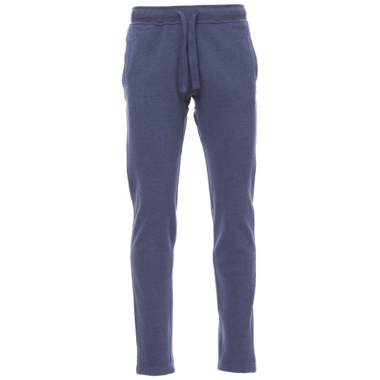 SPODNIE DRESOWE COLLEGE - MELANŻ JASNY DENIM