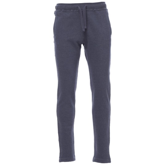 SPODNIE DRESOWE COLLEGE - MELANŻ NIEBIESKI DENIM