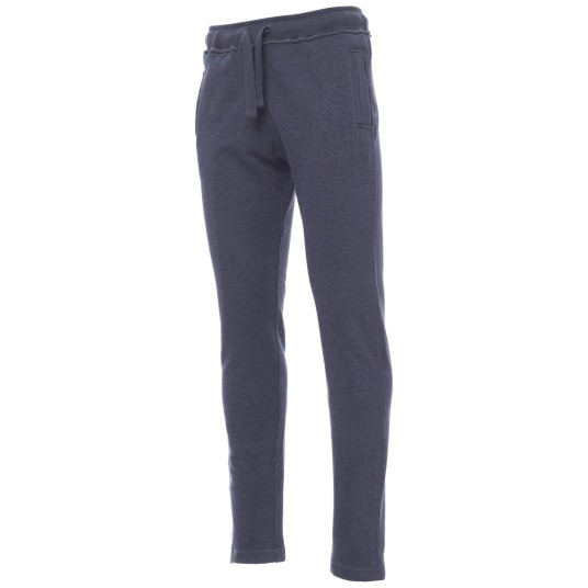 SPODNIE DRESOWE COLLEGE - MELANŻ NIEBIESKI DENIM