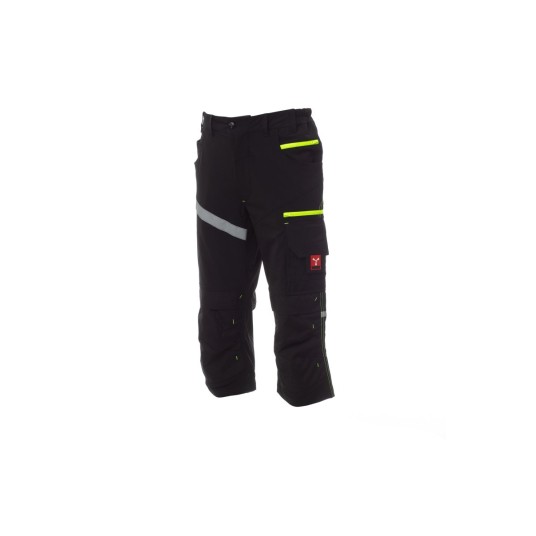 SPODNIE ELASTYCZNE 3/4 UNISEX NEXT 4W PIRATE - CZARNY/CZARNY