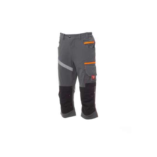 SPODNIE ELASTYCZNE 3/4 UNISEX NEXT 4W PIRATE - ZADYMIONY/CZARNY