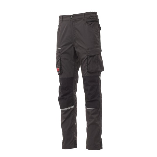 SPODNIE ELASTYCZNE LETNIE UNISEX NEXT 400 SUMMER - ANTRACYTOWY/CZARNY