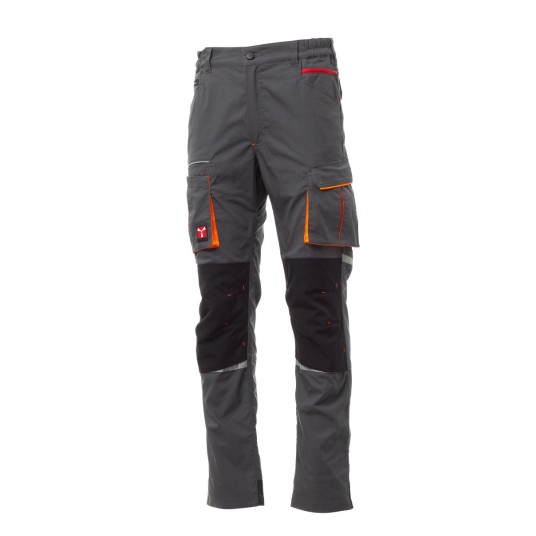 SPODNIE ELASTYCZNE LETNIE UNISEX NEXT 400 SUMMER - ZADYMIONY/CZARNY