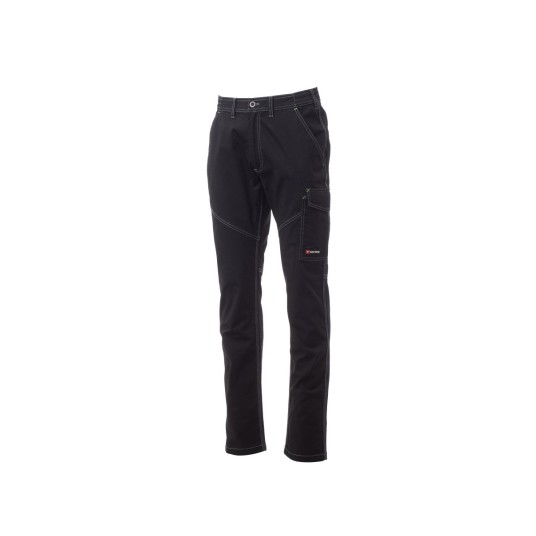 SPODNIE ELASTYCZNE LETNIE UNISEX WORKER STRETCH SUMMER - CZARNY