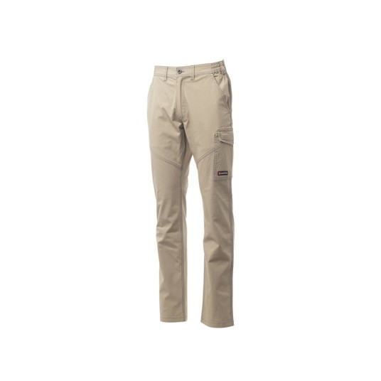 SPODNIE ELASTYCZNE LETNIE UNISEX WORKER STRETCH SUMMER - KHAKI
