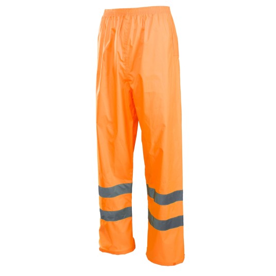 SPODNIE GROSVENOR FLASH POLIESTER/PU - POMARAŃCZOWY