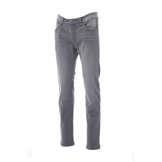 SPODNIE JEANS MĘSKIE SAN FRANCISCO - SZARY STALOWY