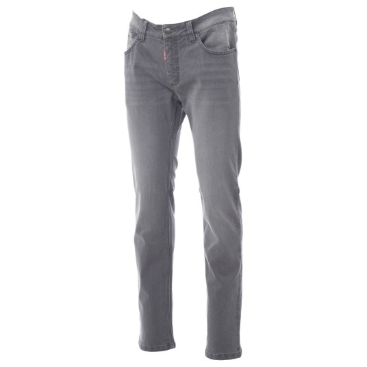 SPODNIE JEANSOWE SAN FRANCISCO - SZARY STALOWY