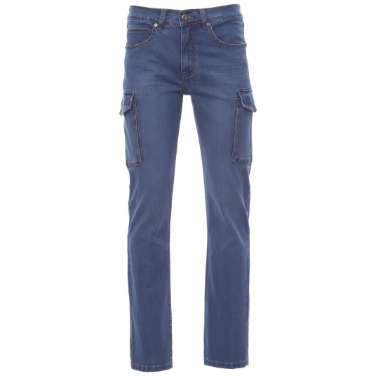 SPODNIE JEANSOWE Z KIESZENIAMI HUMMER - JASNONIEBIESKI