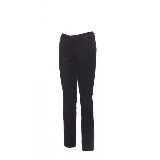 SPODNIE KLASYCZNE DAMSKIE CLASSIC LADY/ HSEAS. - CZARNY