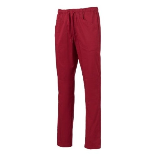 SPODNIE KUCHARSKIE HORECA FOODSERVICE COOK - BORDOWY