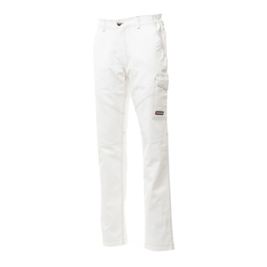 SPODNIE LETNIE UNISEX WORKER SUMMER - BIAŁY