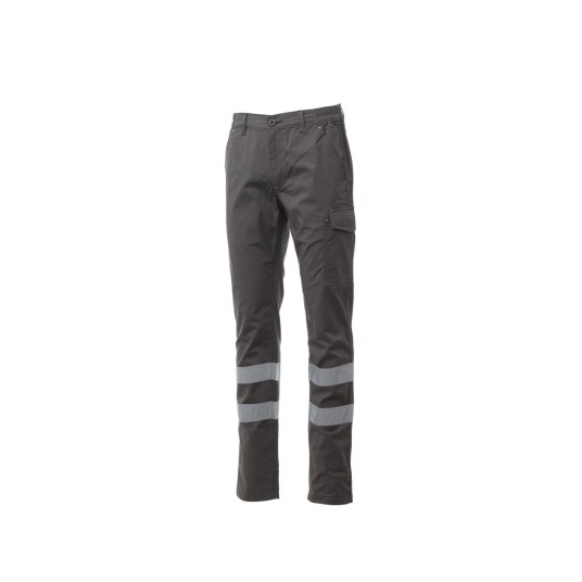 SPODNIE ODBLASKOWE ELASTYCZNE LETNIE UNISEX POWER STRETCH SUMMER REFLEX - ZADYMIONY