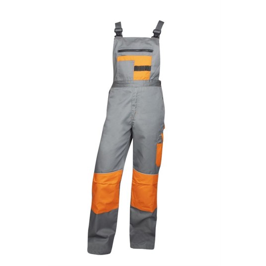 SPODNIE OGRODNICZKI 2STRONG 03 - SZARO-POMARAŃCZOWY
